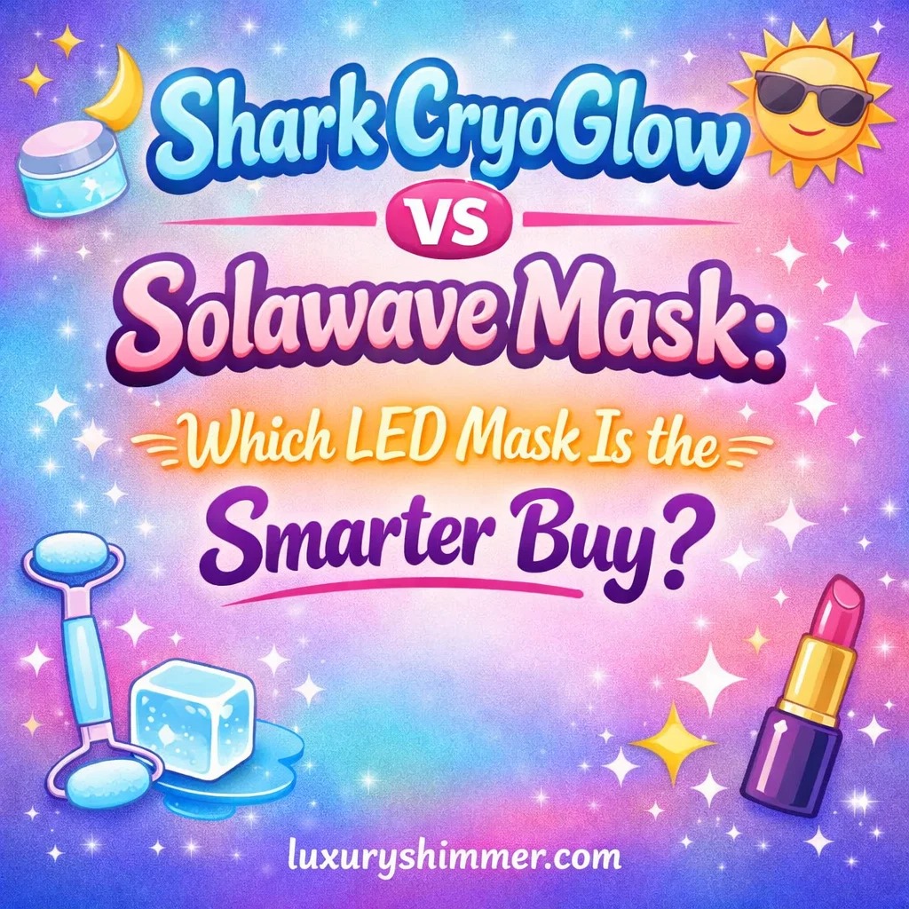 Shark CryoGlow vs Solawave Mask