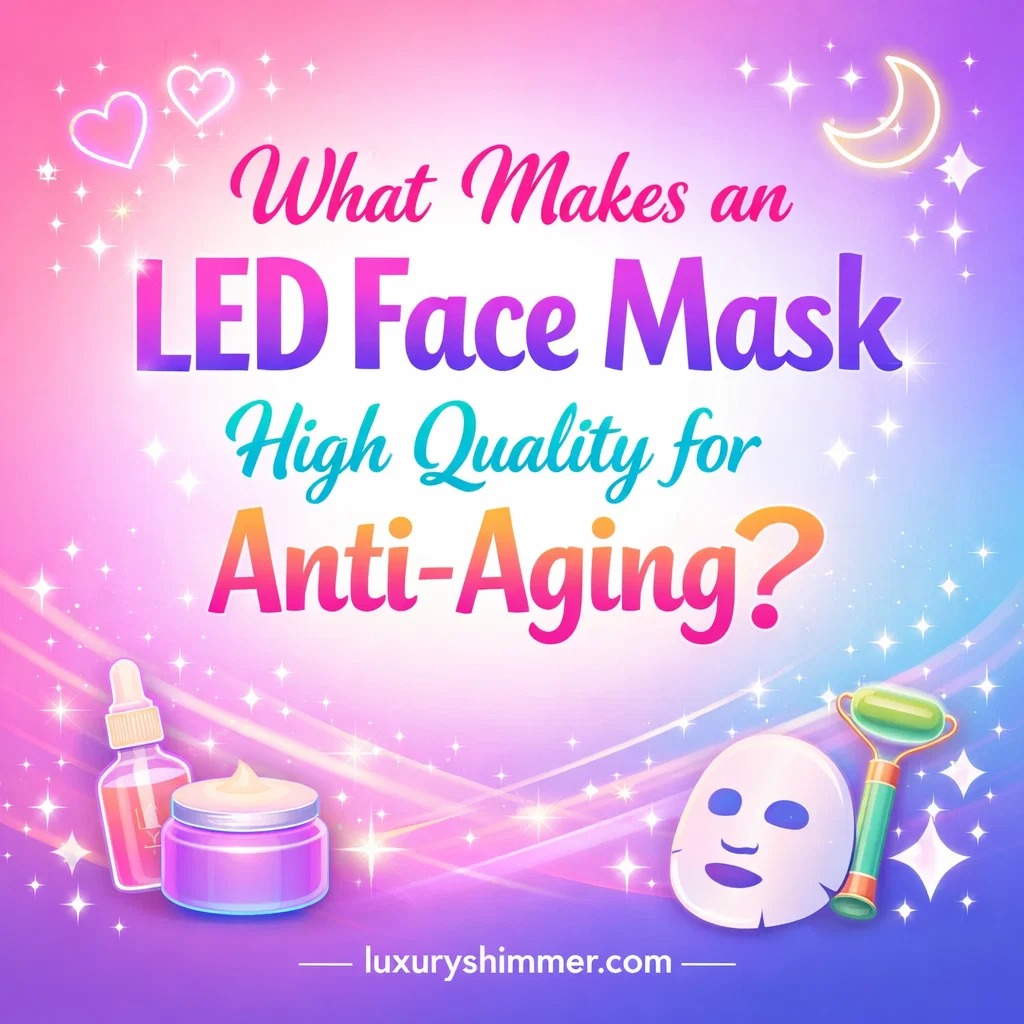 What Makes an LED Face Mask High Quality for Anti-Aging