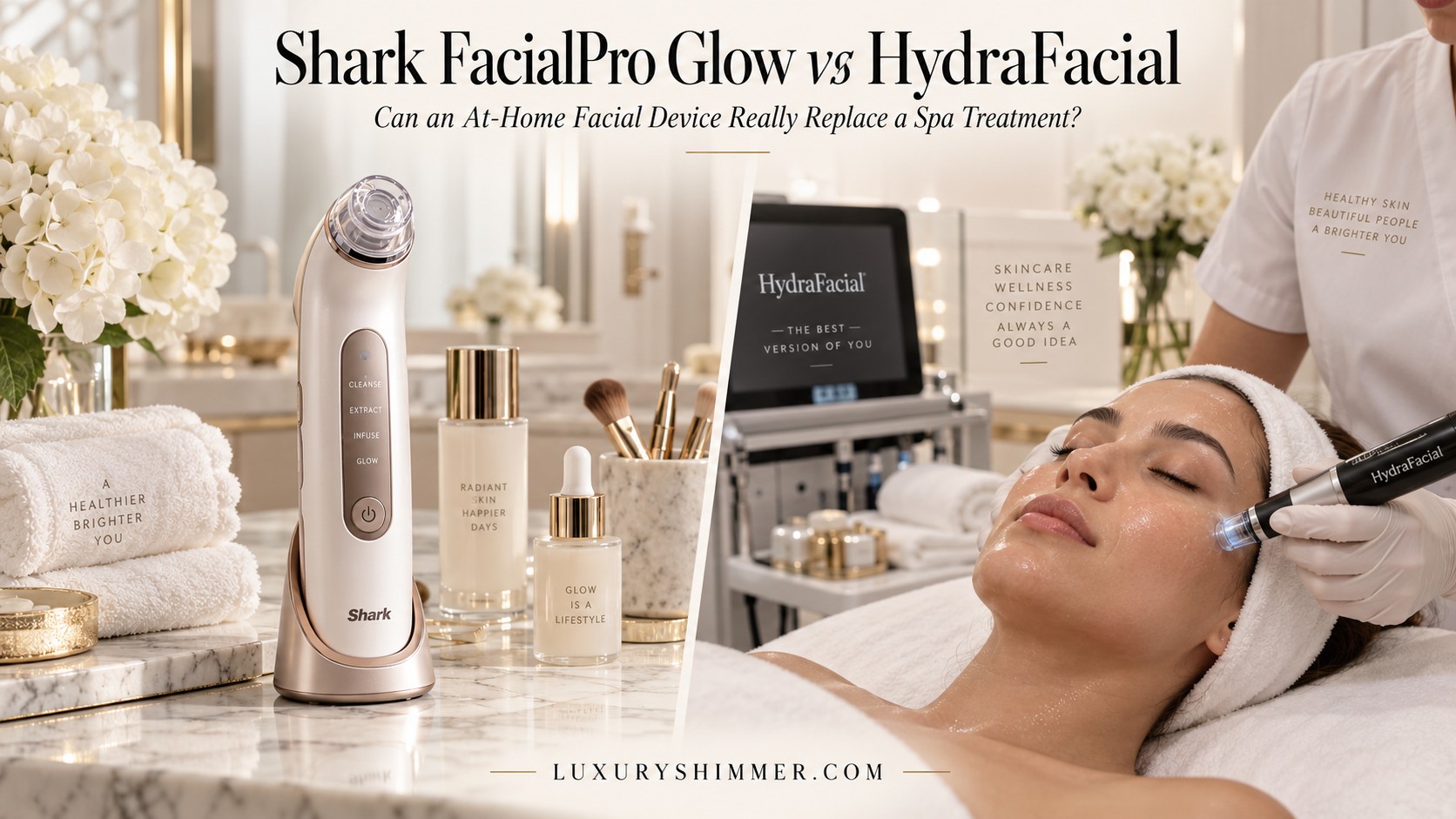 Shark FacialPro Glow vs HydraFacial